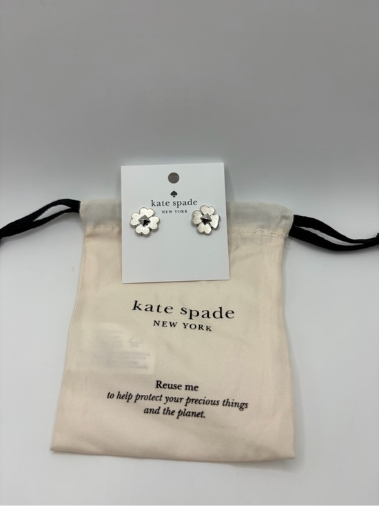 kate spade Jewelry - kate spade silver floral stud earrings